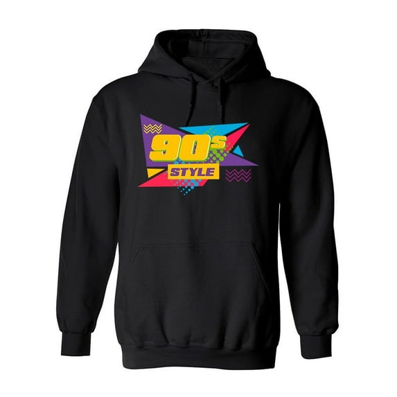 The 90's Style Hoodie Men -Image by Shutterstock, Male XX-Large