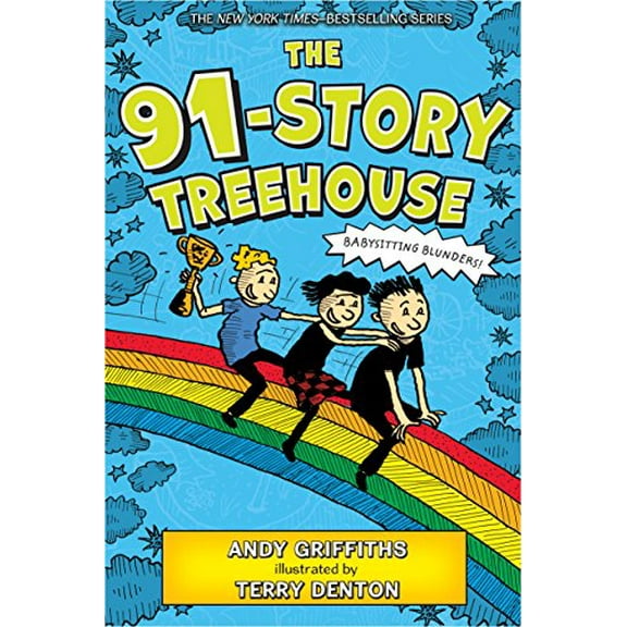 Pre-Owned The 91-Story Treehouse: Babysitting Blunders! (Paperback) 1250104866 9781250104861