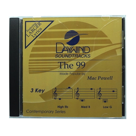 The 99 Made Popular by Mac Powell NEW CD Accompaniment