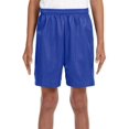 thumbnail image 1 of The A4 Youth Six Inch Inseam Mesh Short - ROYAL - M, 1 of 2