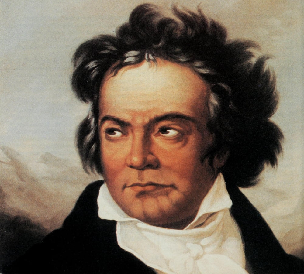 The ABC of Classical Music nd Beethoven Canvas Art - Ferdinand Schimon (24 x 36)