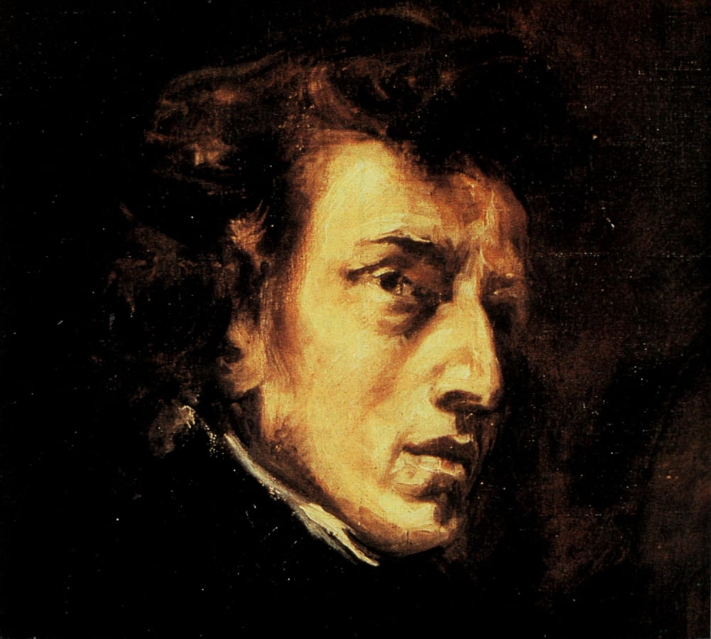 The ABC of Classical Music nd Chopin Canvas Art - Eugene Delacroix (24 x 36)