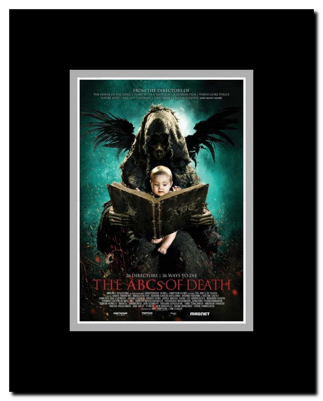 The ABCs of Death Framed Movie Poster