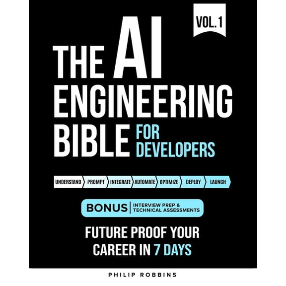 The AI Engineering Bible for Developers: Essential Programming Languages, Machine Learning, LLMs, Prompts & Agentic , (Paperback)