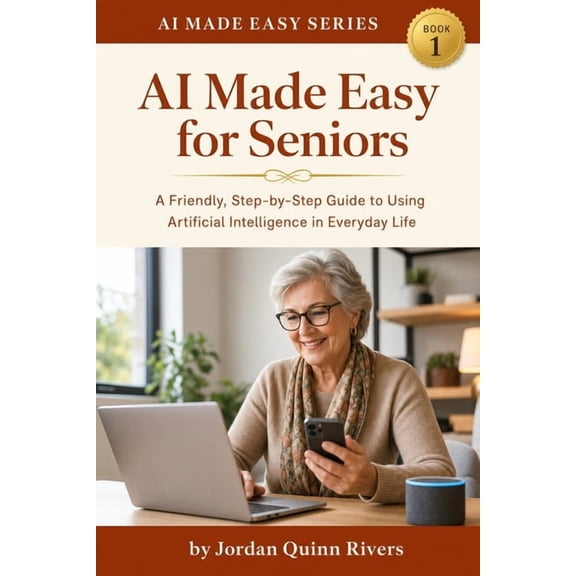 The AI Made Easy AI Made Easy for Seniors: A Friendly, Step-by-Step Guide to Using Artificial Intelligence in Everyday Life, Book 1, (Paperback)