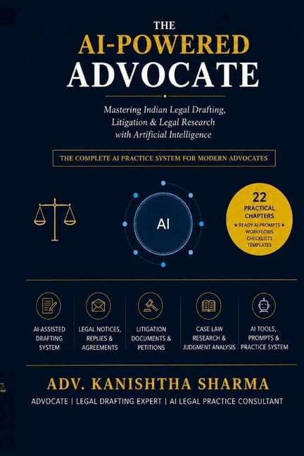The AI-Powered Advocate: Mastering Indian Legal Drafting, Litigation & Legal Research with Artificial Intelligence"., (Paperback)
