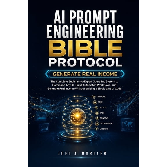 The AI Prompt Engineering Bible Protocol: The Complete Beginner-to-Expert Operating System to Command Any AI, Build Auto, (Paperback)