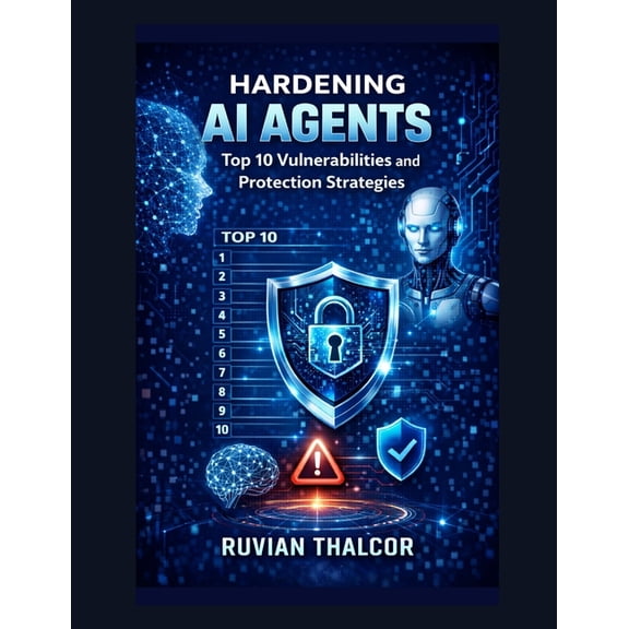 The AI Security & Hacking Bible: Protect Hardening AI Agents: Top 10 Vulnerabilities and Protection Strategies, Book 6, (Paperback)