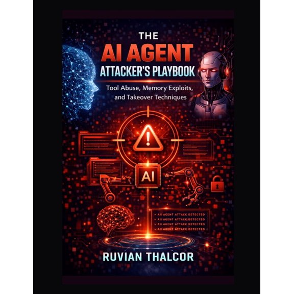 The AI Security & Hacking Bible: Protect The AI Agent Attacker's Playbook: Tool Abuse, Memory Exploits, and Takeover Techniques, Book 7, (Paperback)