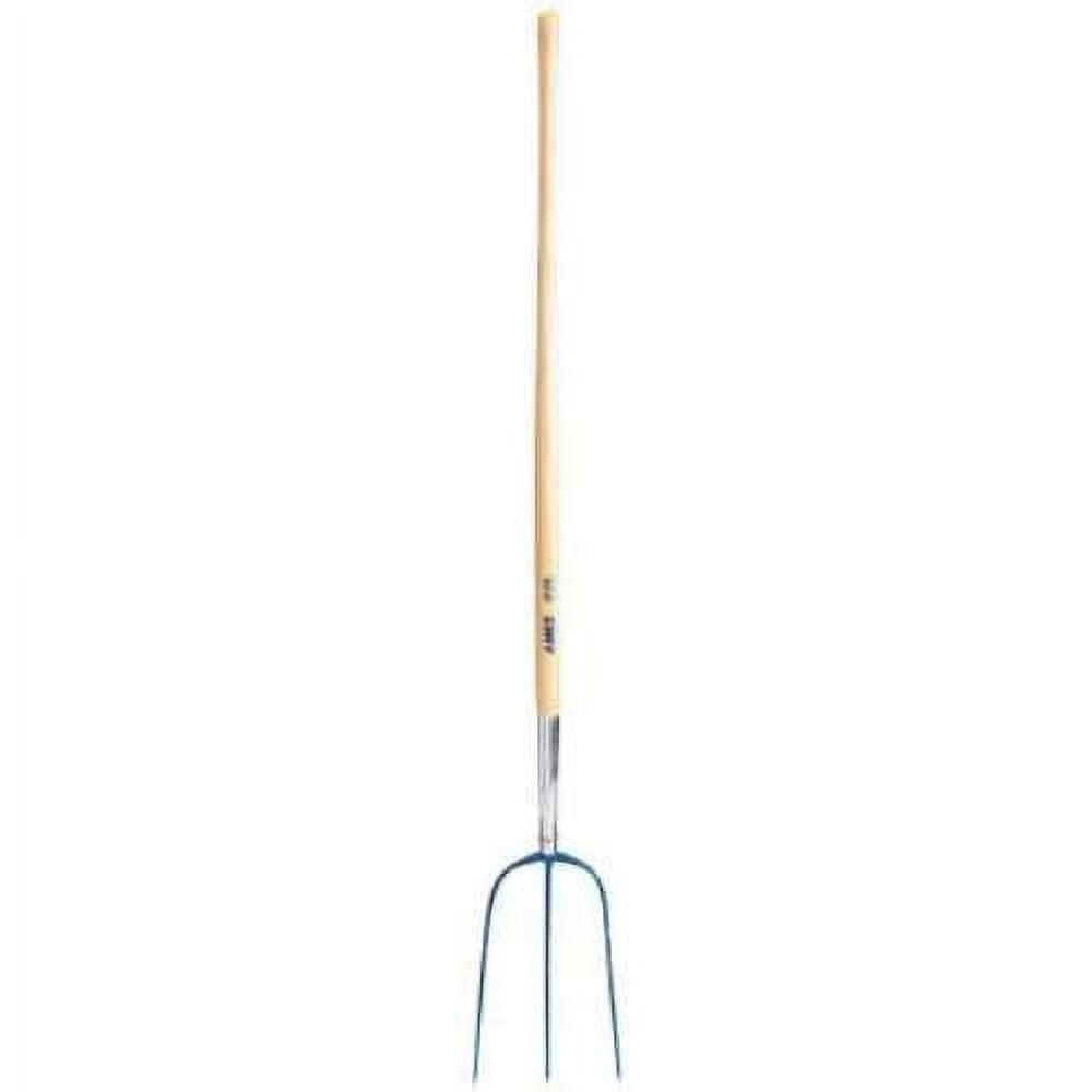 The AMES Companies, Inc. Manure and Bedding Fork, 5 Tine, Oval Point