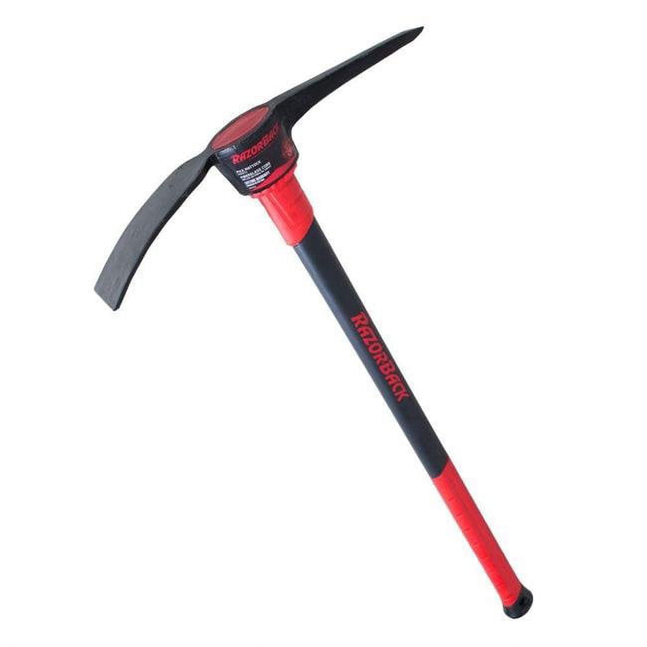 Razorback Pick Mattock, 5 Lb,34 Inches Handle, Red/Black - 1 per EA - 4118000