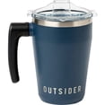 thumbnail image 1 of OUTSIDER - Stainless Steel Vacuum Insulated Coffee Mug with Handle - Spill Proof Travel Tumbler, 17 oz Navy, 1 of 9