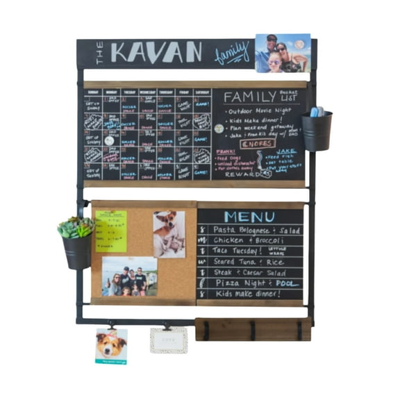 The ASHLEY Wall Organizer by 1THRIVE | Home Organization | Home Schooling | Command Center