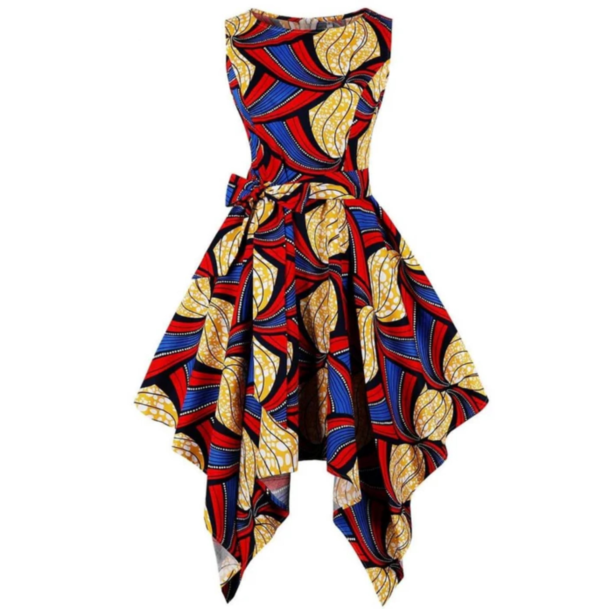 high low ankara tops