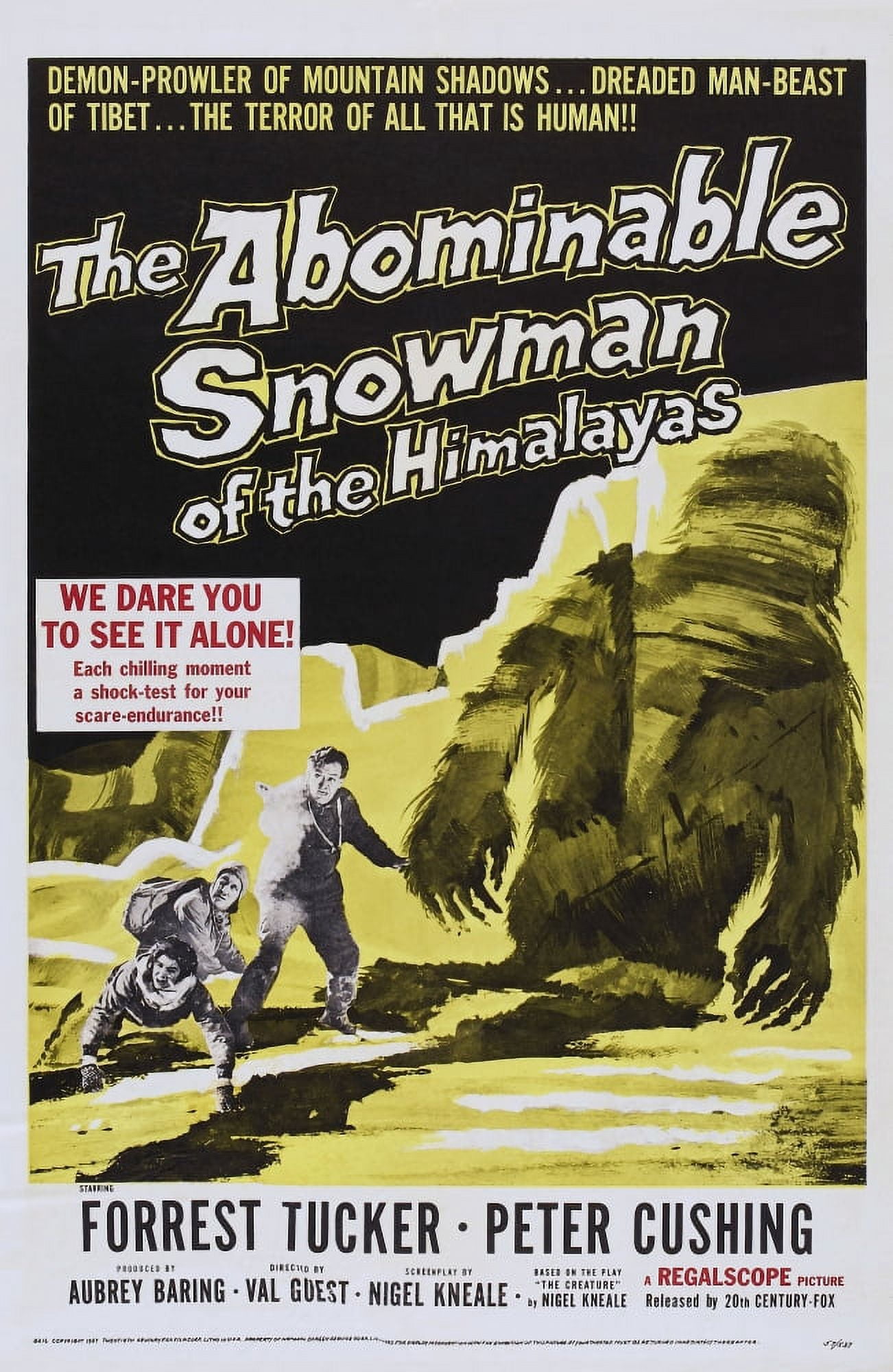 The Abominable Snowman Canvas Art -  (24 x 36)