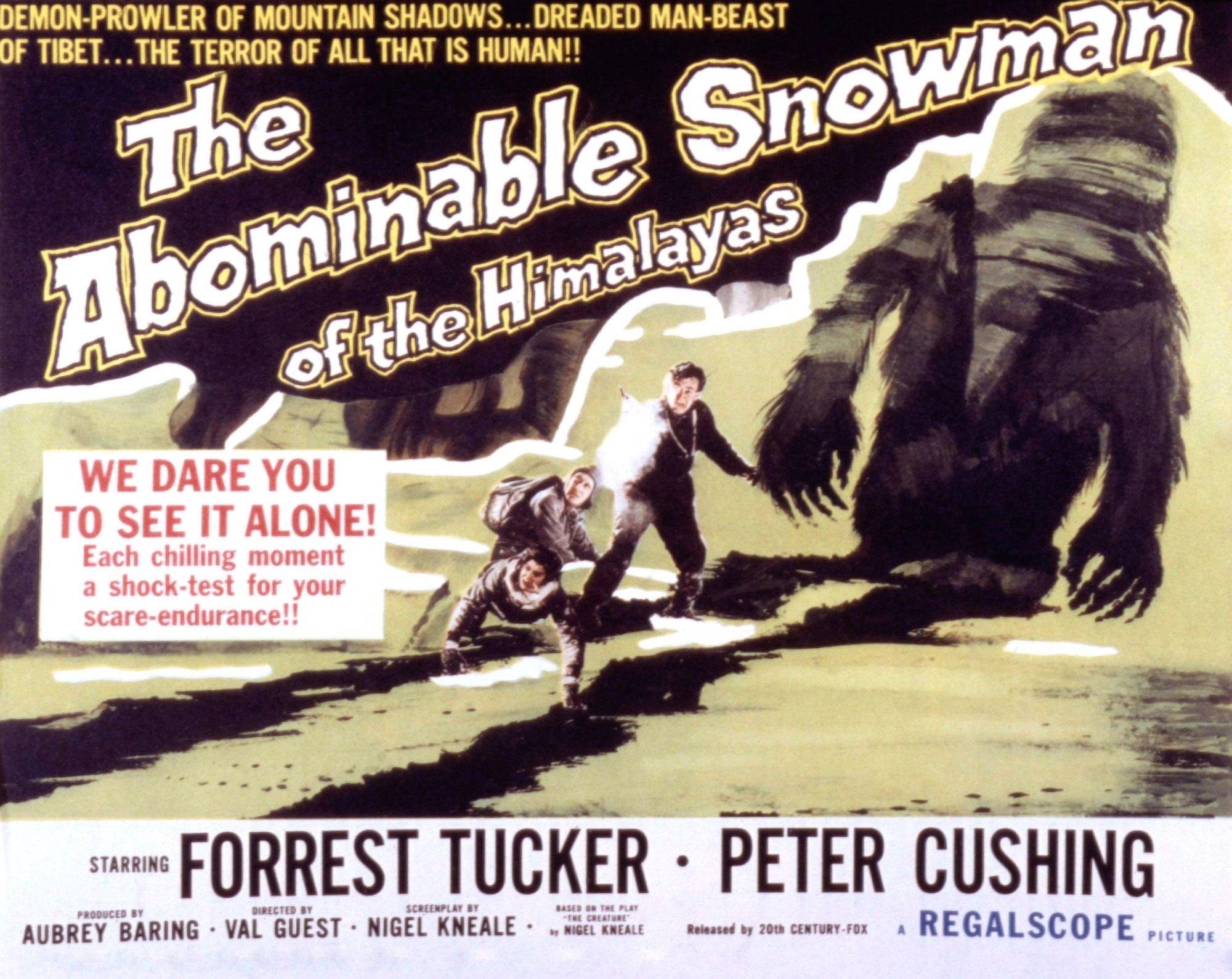 The Abominable Snowman Canvas Art - (28 x 22)