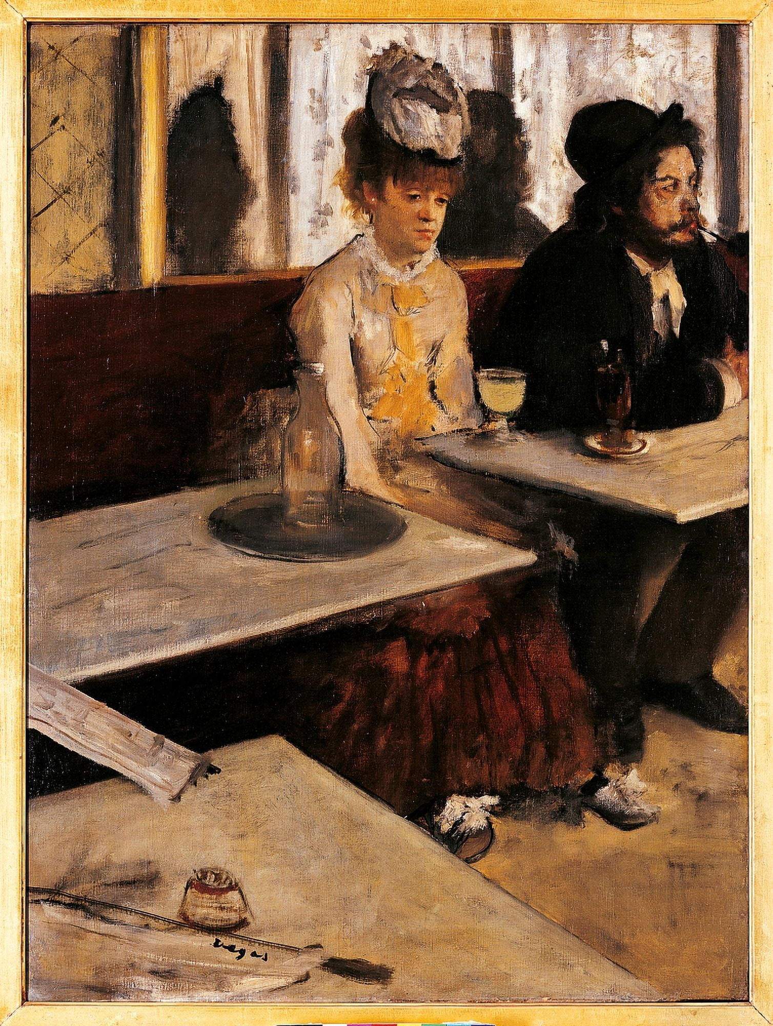 The Absinthe Absinthe Drinker Canvas Art - (18 x 24)