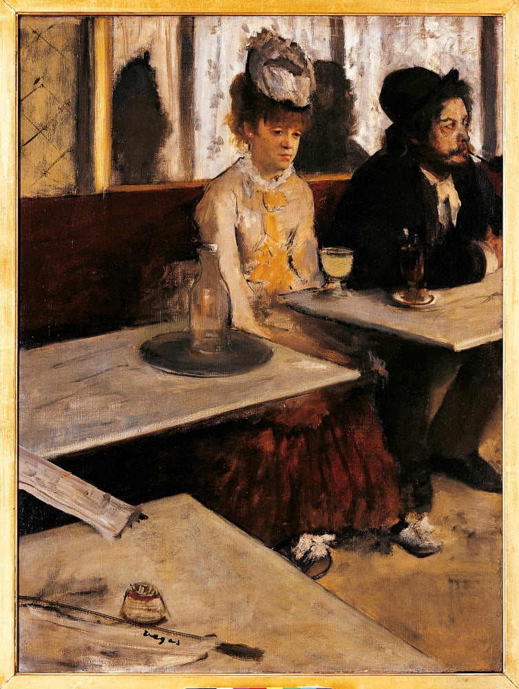 The Absinthe Absinthe Drinker Canvas Art -  (24 x 36)