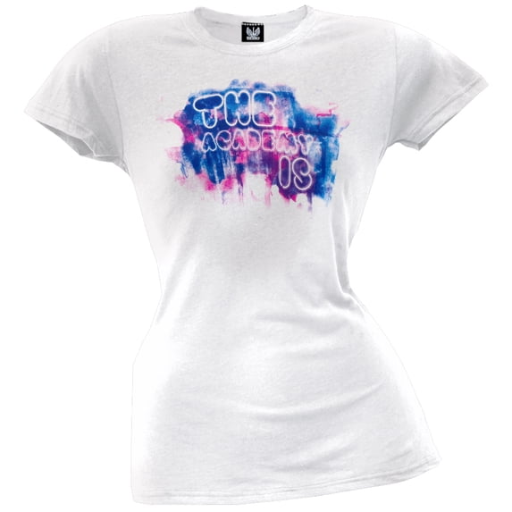 The Academy Is Women's Juniors Watercolor Short Sleeve T Shirt
