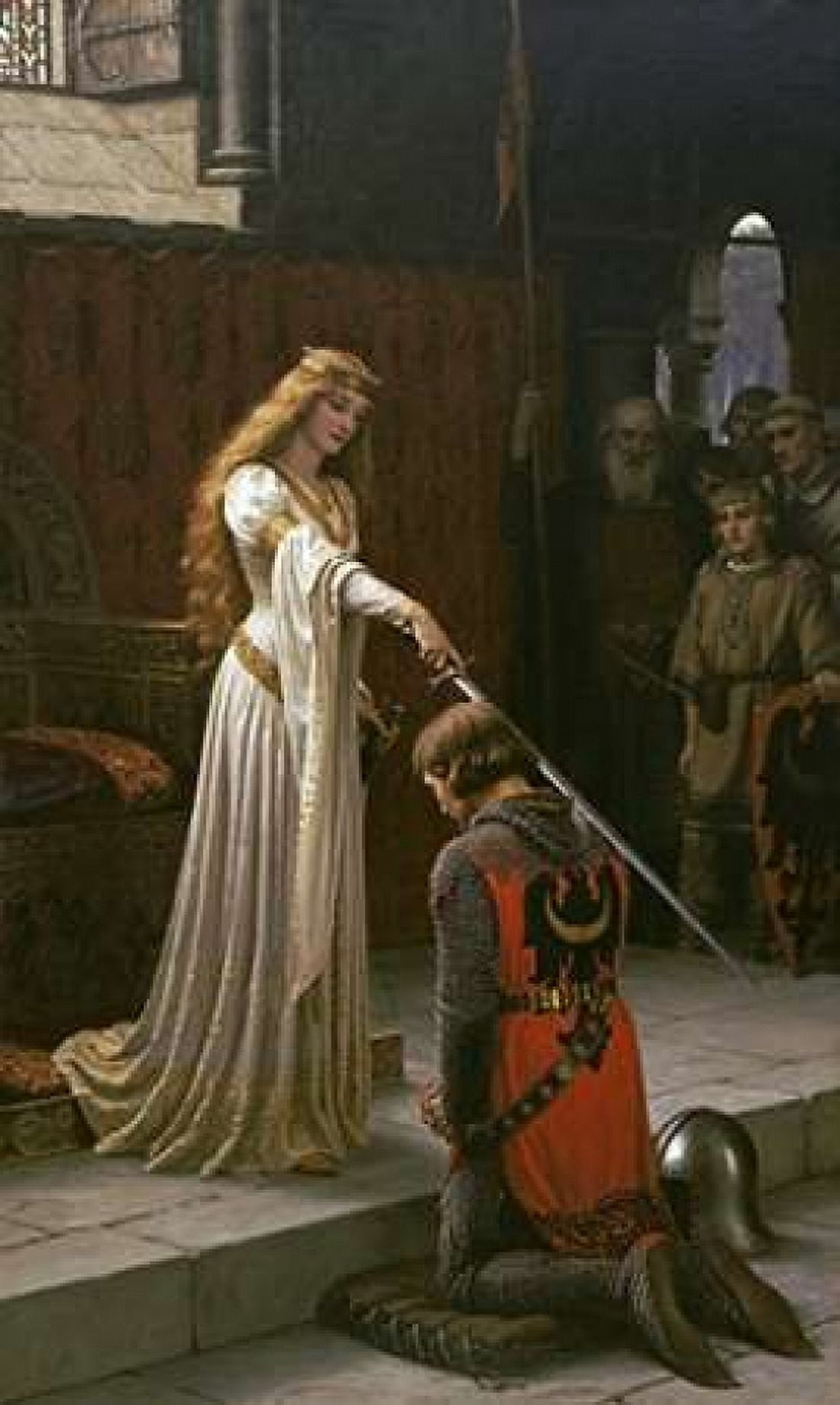 The Accolade Canvas Art - Edmund Blair Leighton (24 x 36)