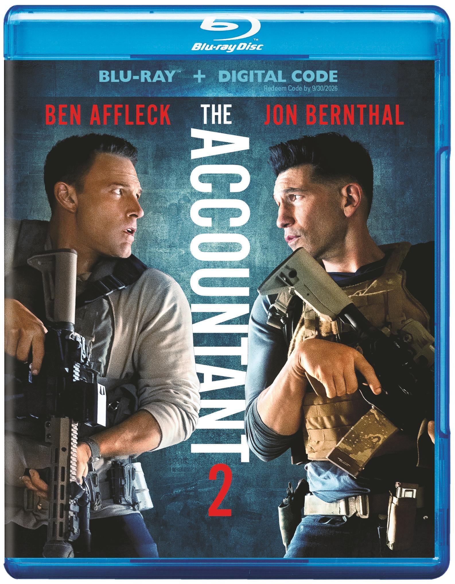 Walmart Black Friday Deals 2025 The Accountant 2 (Blu-ray + Digital Copy), Action, Warner Bros.