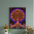 thumbnail image 1 of The Acidic Aspen Grove - Psychedelic Tree Canvas Wall Art, 1 of 2