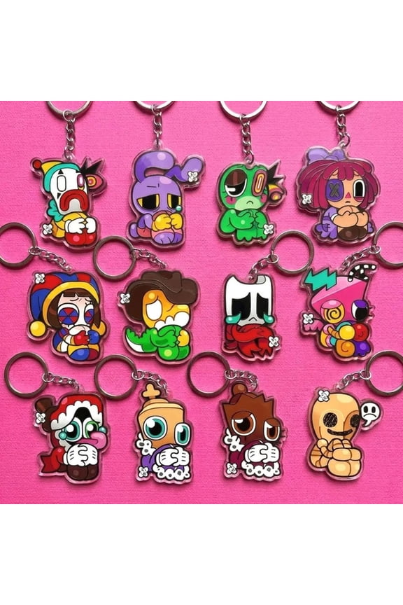 The Acrylic Keychain, Custom Character Accessory, random 1 pack