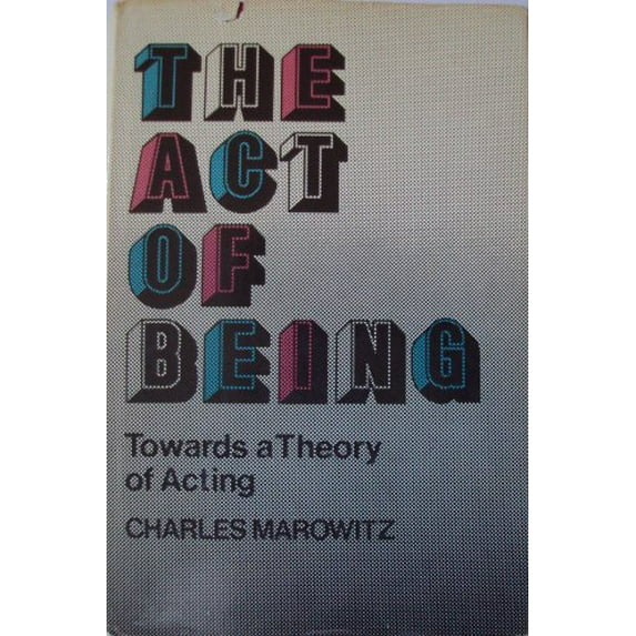 Pre-Owned The Act of Being : Towards a Theory of Acting (Hardcover) 9780800800154