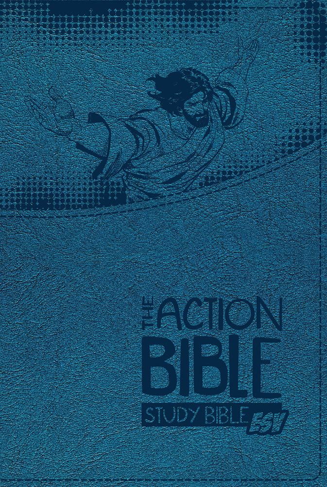 The Action Bible Study Bible ESV (Blue) (Hardcover)