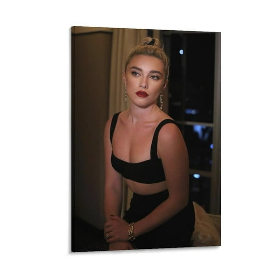 The Actress Florence Pugh PosterCanvas Poster Wall Art Picture Prints Hanging Photo Gift Idea Decor Home Posters Artworks