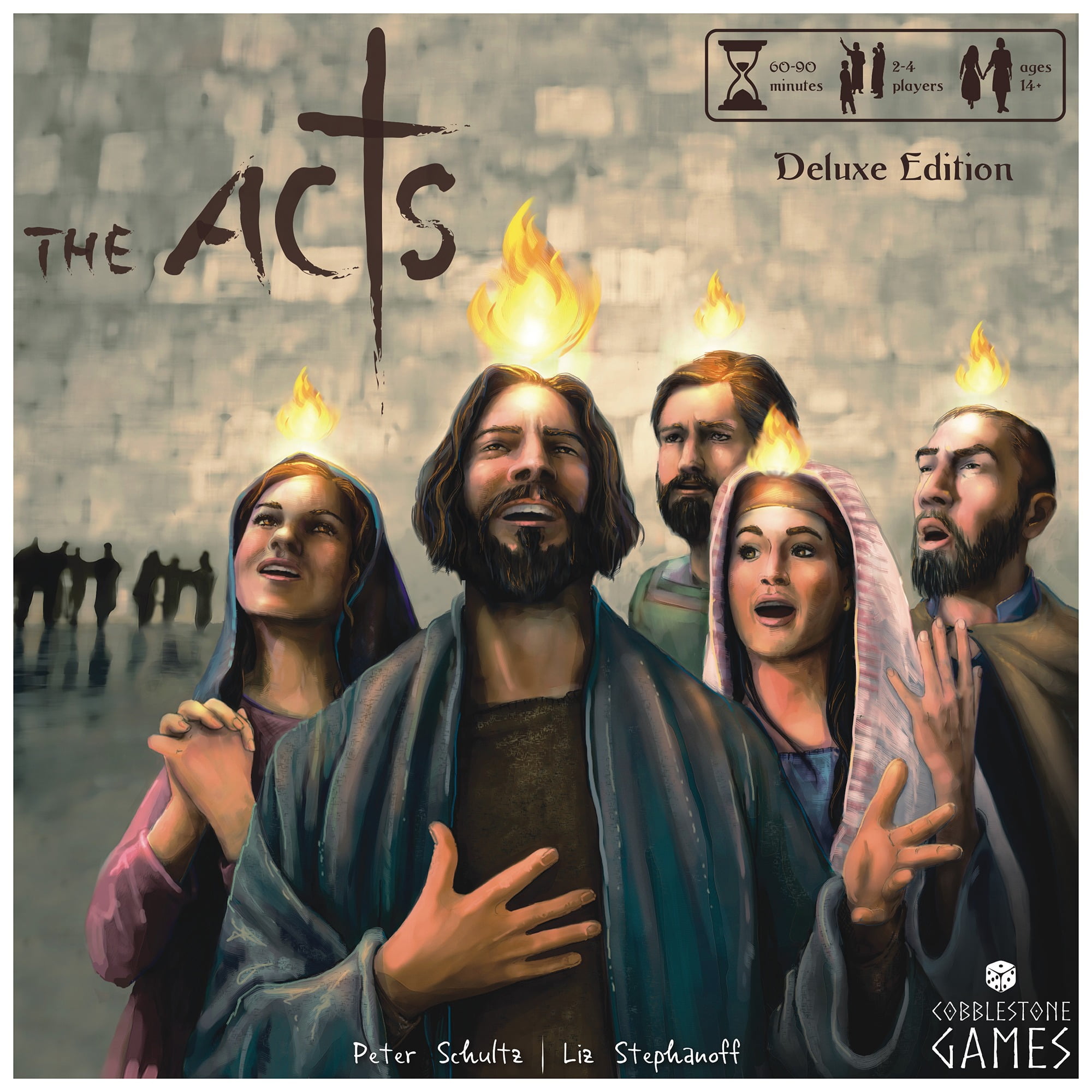 The Acts: Deluxe Edition - Christian Themed Worker Placement Board Game, Cobblestone Games, Ages 14+, 2-4 Players