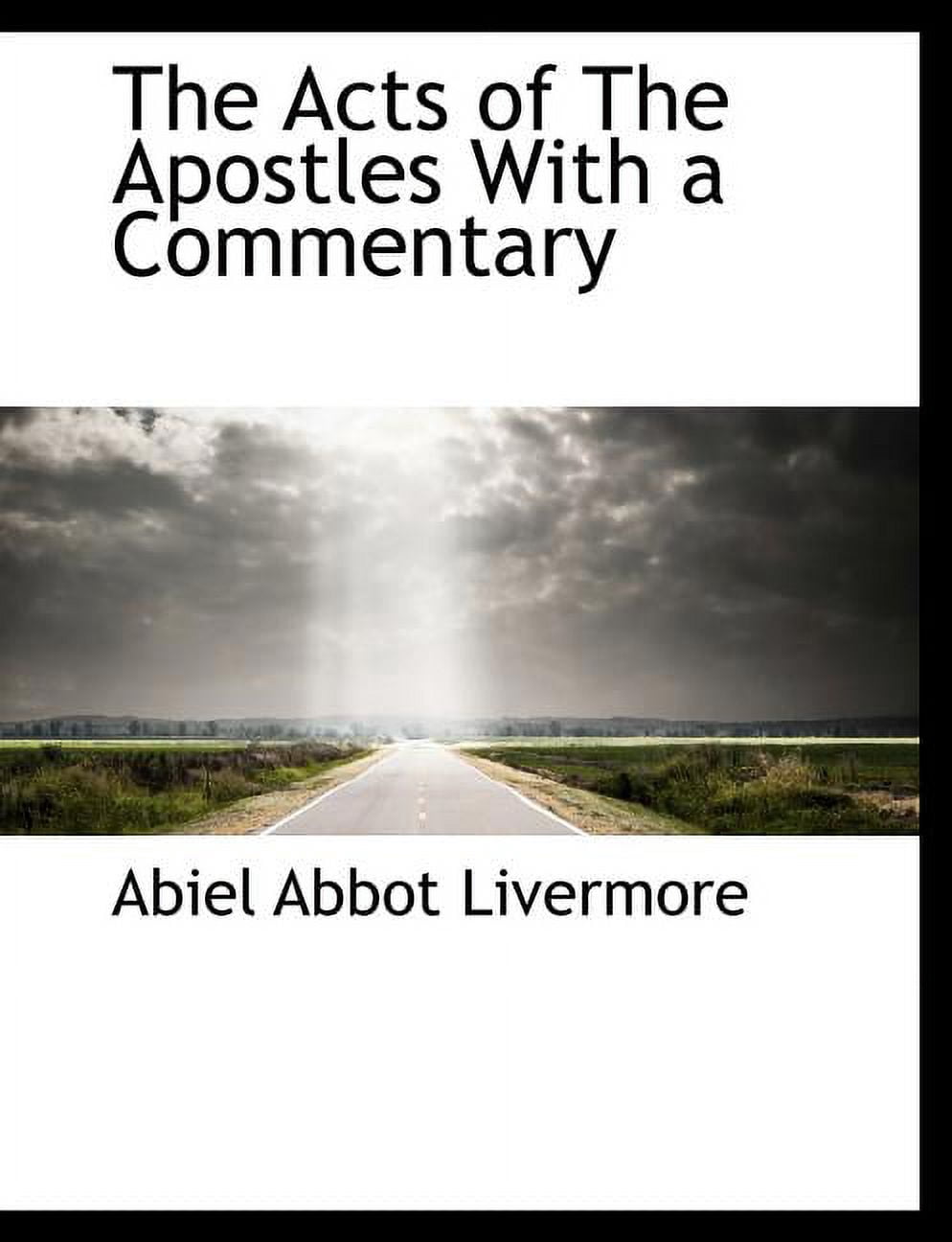 The Acts of the Apostles with a Commentary (Paperback) - Walmart.com