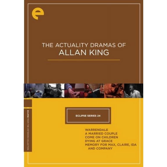 The Actuality Dramas of Allan King (Criterion Collection - Criterion Collection - Eclipse Series 24) (DVD), Criterion Collection, Documentary