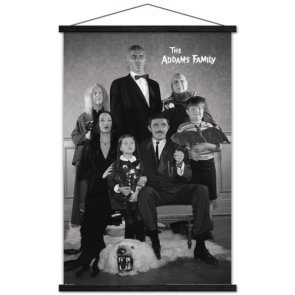 The Addams Family (1964) - Family Wall Poster with Magnetic Frame, 22.375" x 34"