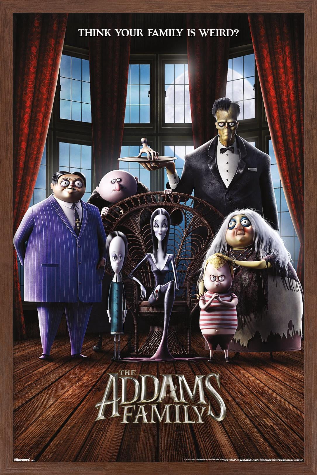 The Addams Family (2019) - One Sheet Wall Poster, 22.375