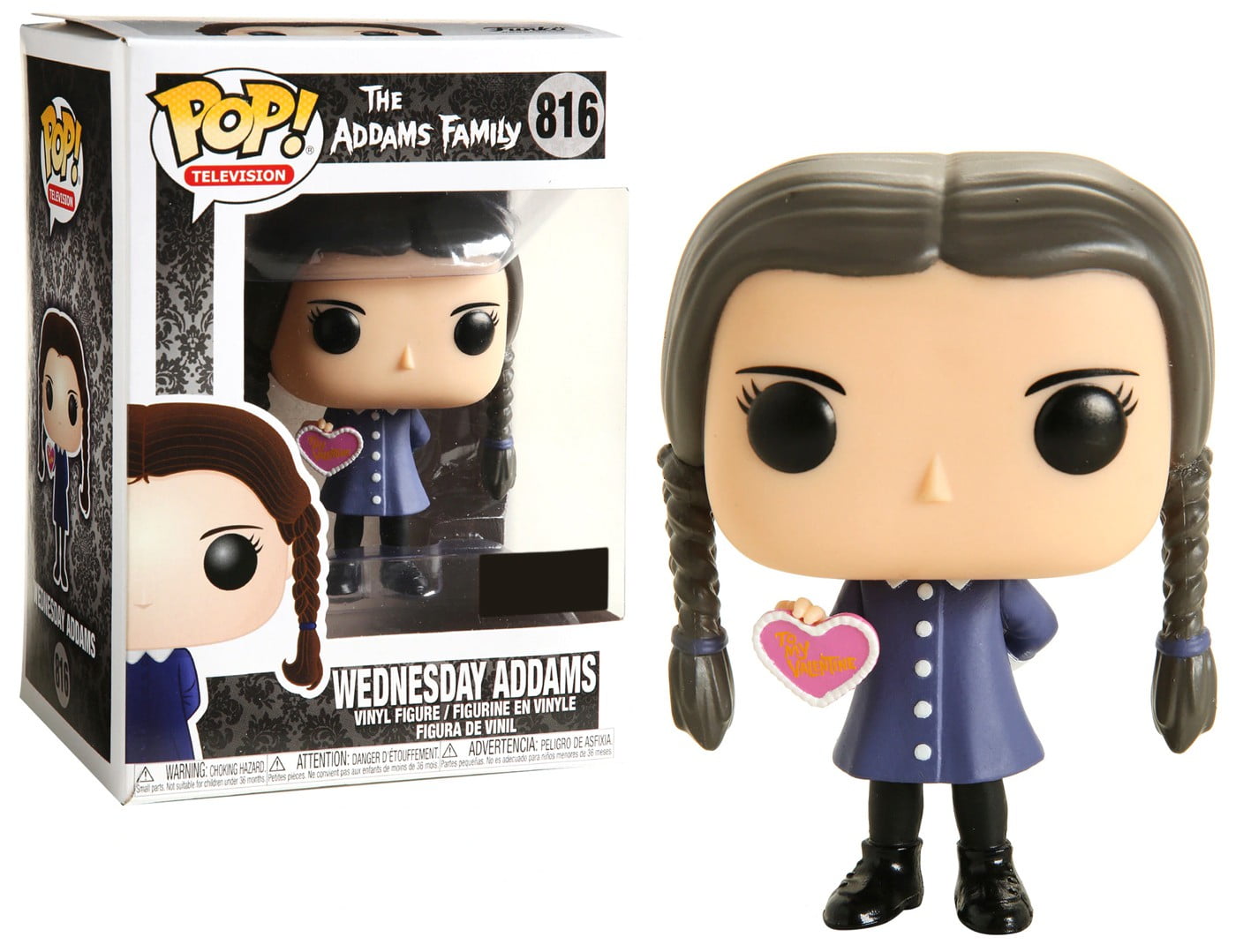 The Addams Family Funko POP! TV Wednesday Addams Vinyl Figure [Valentine] 