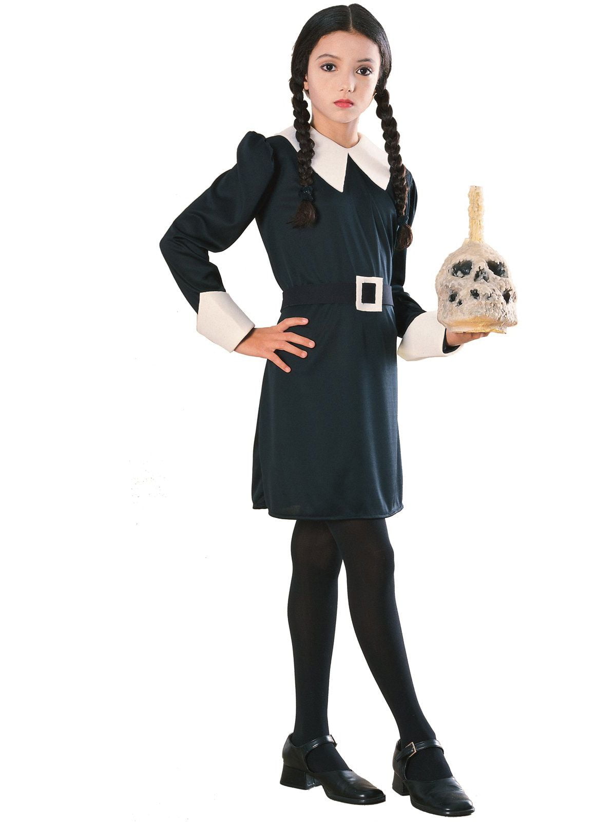 Wednesday Addams Family Halloween Fancy Dress Costume and Make-up Set –  Style It Easy