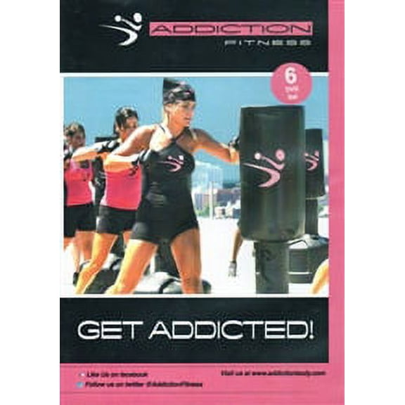 The Addiction Workout 6 DVD Set - Merle Silver Heavy Bag workout