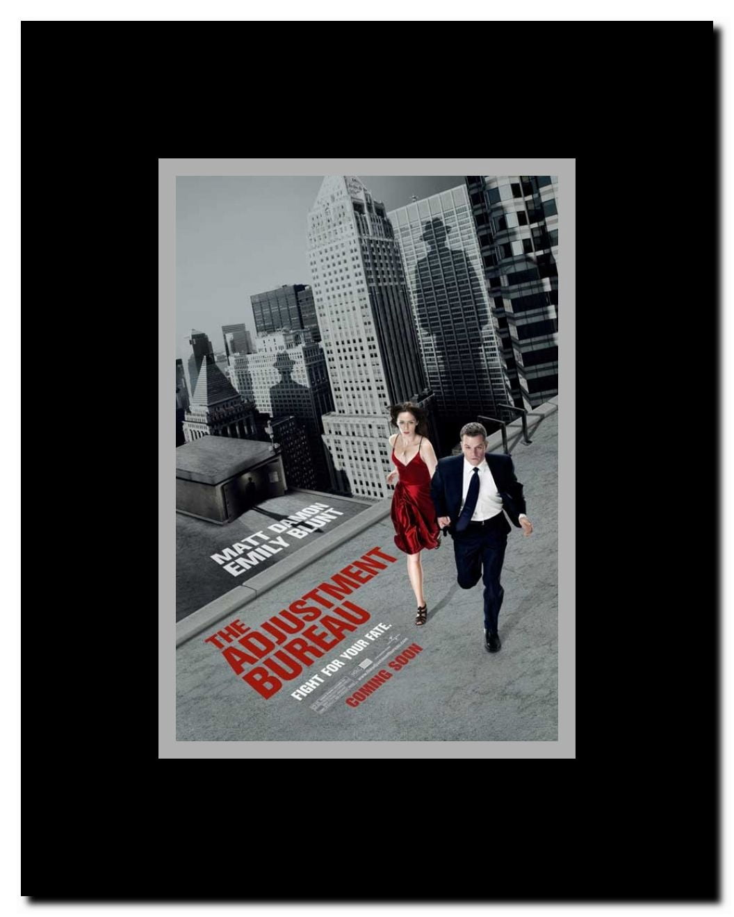 The Adjustment Bureau Framed Movie Poster