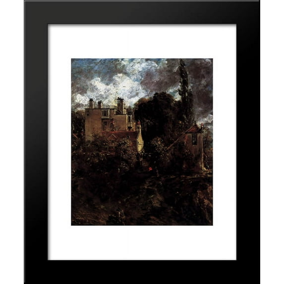 The Admiral's House (The Grove) 20x24 Framed Art Print by John Constable