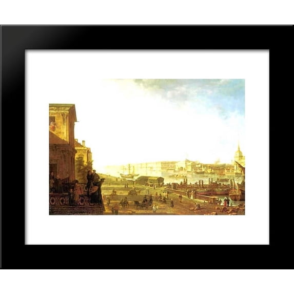 The Admiralty and the Winter Palace viewed from the Military College 20x24 Fr...