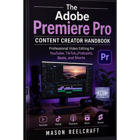The Adobe Premiere Pro Content Creator Handbook: Professional Video Editing for YouTube, TikTok, Podcasts, Reels, and Sh, (Paperback)