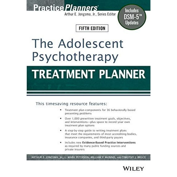Pre-Owned The Adolescent Psychotherapy Treatment Planner: Includes Dsm-5 Updates (Paperback) 1118067843 9781118067840