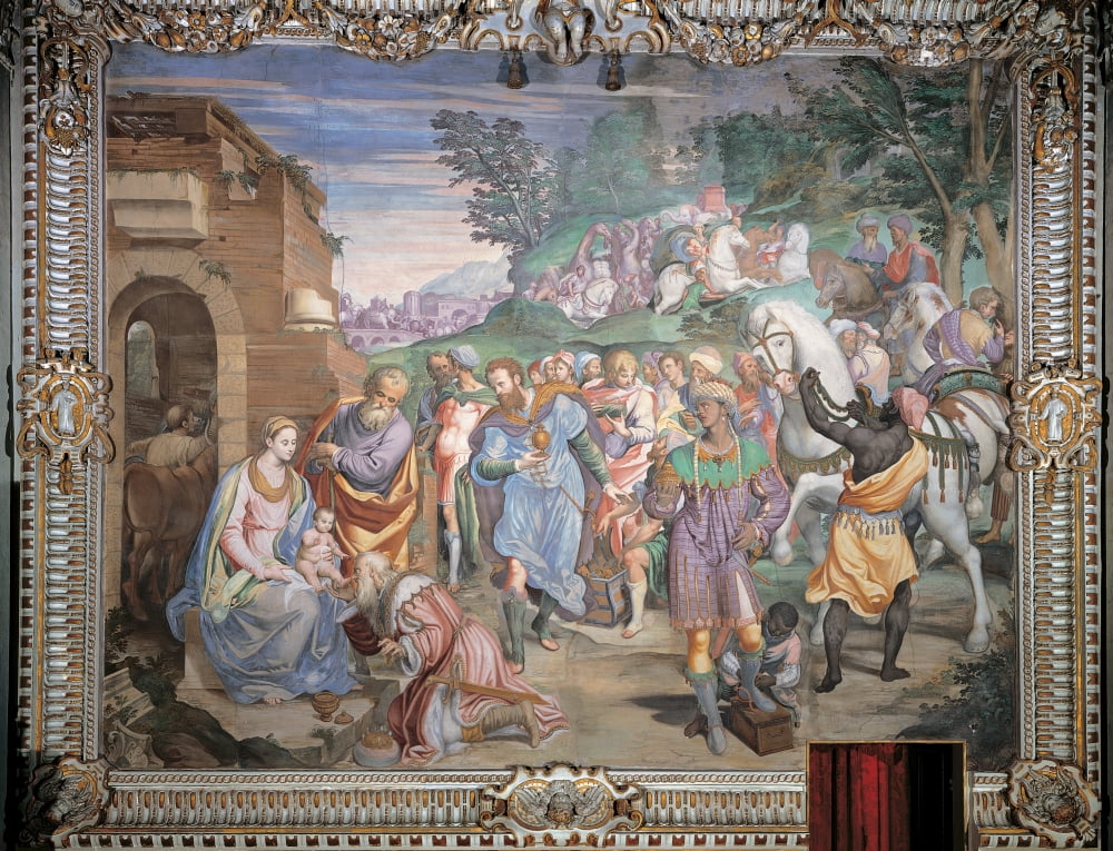 The Adoration Of The Magi Canvas Art - (24 x 18)