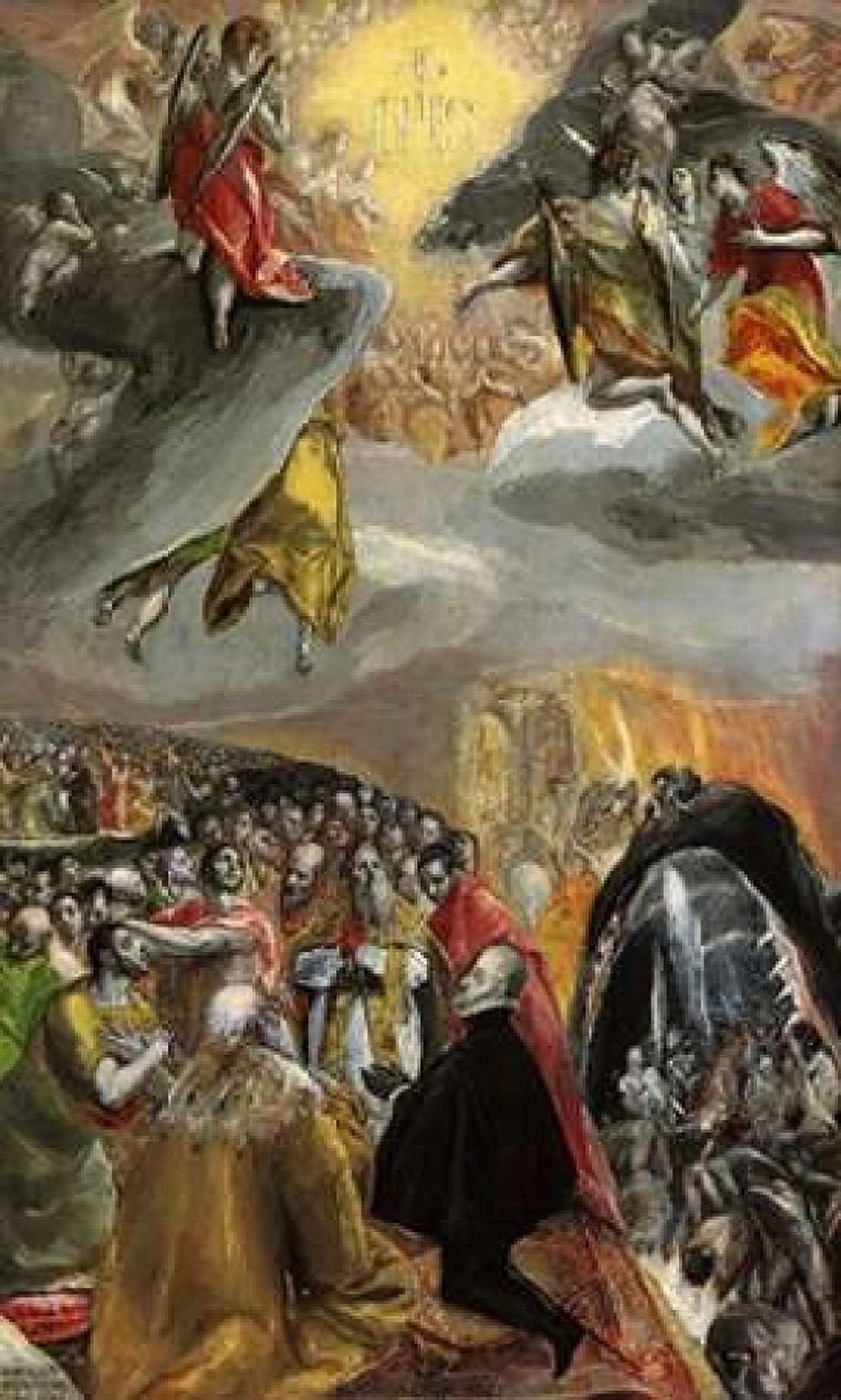 The Adoration Of The Name Of Jesus Canvas Art - El Greco (12 x 18)