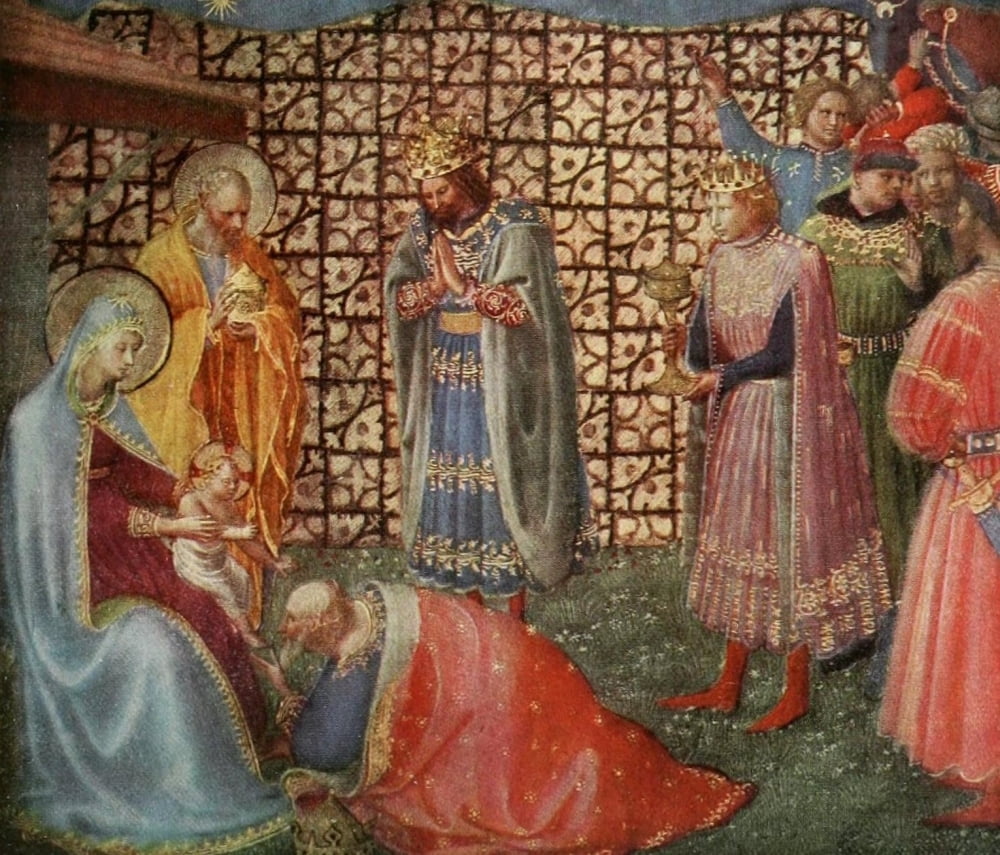 The Adoration of the Kings 1924 Adoration of the Magi Canvas Art - Fra Angelico (24 x 36)