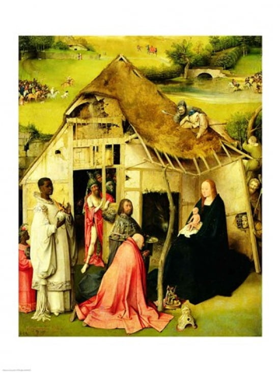 The Adoration of the Magi Detail 1510 Canvas Art - Hieronymus Bosch (18 x 24)