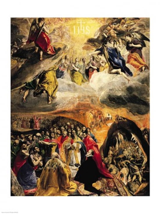 The Adoration of the Name of Jesus c1578 Canvas Art - El Greco (18 x 24)