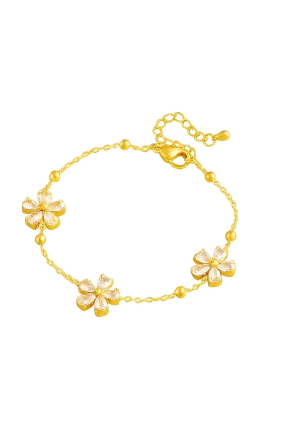 Marisol Crystal Blossom Bracelet