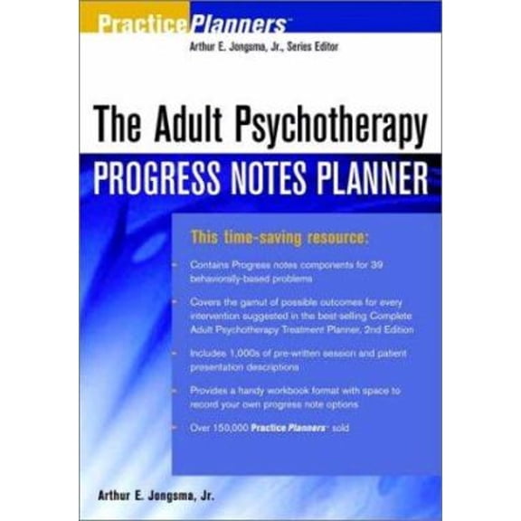 Pre-Owned The Adult Psychotherapy Progress Notes Planner (PracticePlanners) (Paperback) 0471347639 9780471347637